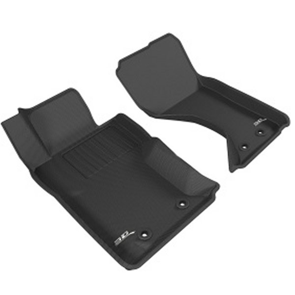 3D MAXpider 16年-19年 マツダ/Fiat Mx-5 Miata/124 Spider Kagu 1st Row フロアマット ブラック aceL1MZ05511509 WO店