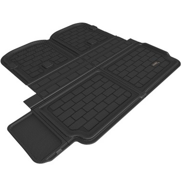 3D Maxpider 2022 Tesla Model X Behind 2nd Row Cross Fold Kagu ブラック Cargo Liner ACEM1TL0431309 WO店