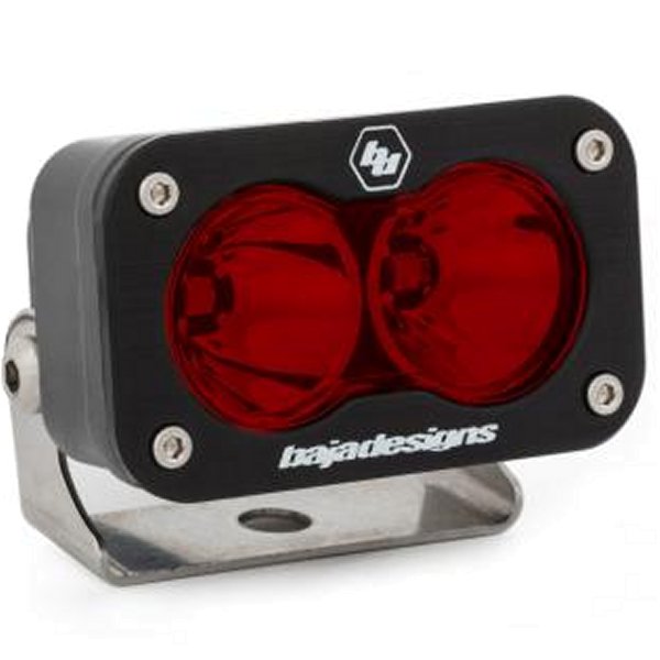 Baja Designs S2 Sport Spot Pattern LED Work Light レッド BAJ540001RD WO店