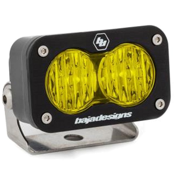 Baja Designs S2 Sport Wide Cornering Pattern LED Work ライト - Amber BAJ540015 WO店