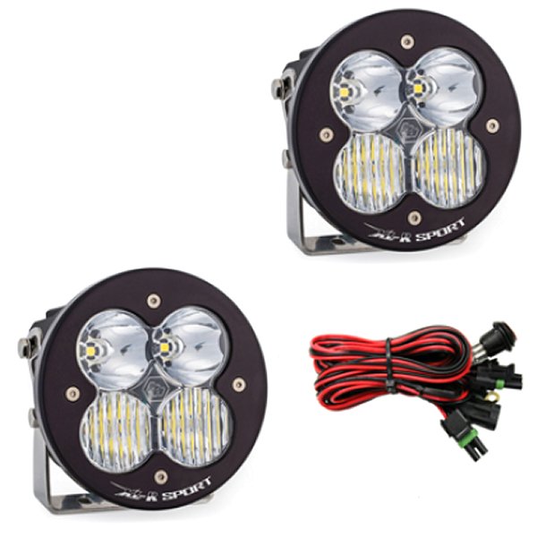 Baja Designs XL R Sportシリーズ Driving Combo Pattern Pair LED Light Pods - Clear BAJ577803 WO店 その他バイク用品