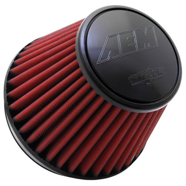 AEM Dryflow 6in. X 6in. Round Tapered エアフィルター AEM21-210EDK WO店