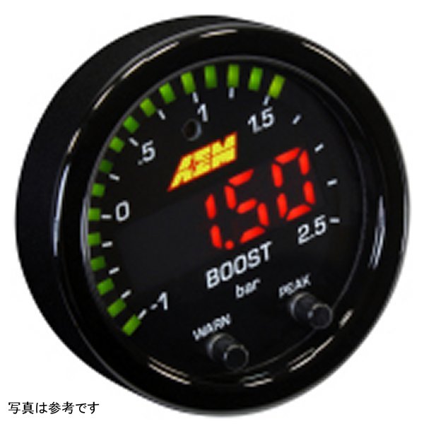 AEM X-Series Boost Pressure -30inHg 35psi Gauge AEM30-0306 WO店