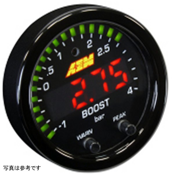 AEM X-Series Boost Pressure -30inHg 60psi ゲージ 一揃いの道具 AEM30-0308 WO店