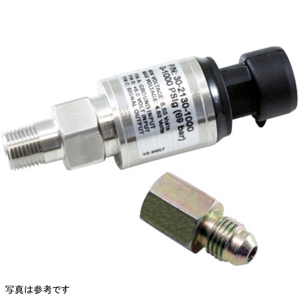 AEM 1000 PSIg Stainless Sensor Kit - 1/8in NPT Male Thread to -4 Adapter aem30-2130-1000 WO店の通販は