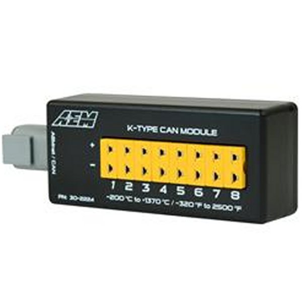 AEM 8 Channel K-Type Thermocouple EGT CAN Module AEM30-2224 WO店