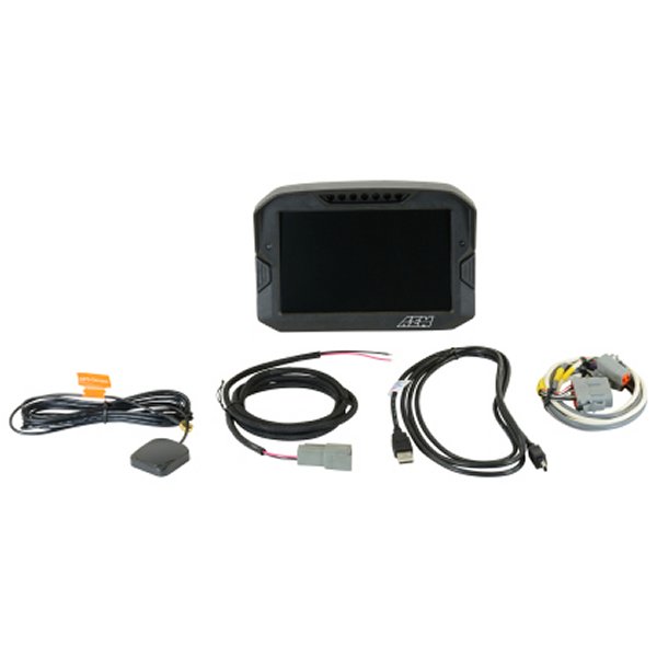 AEM CD-7 Non Logging GPS Enabled Race Dash カーボンファイバー Digital Display w/o VDM (CAN Input Only) AEM30-5702 WO店