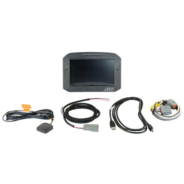 AEM CD-7G カーボン Flush Digital Dash Display w/ Internal 20Hz GPS &amp; Antenna AEM30-5702F WO店