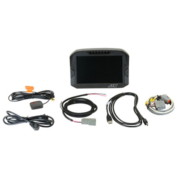 AEM CD-7 Logging GPS Enabled Race Dash カーボンファイバー Digital Display w/o VDM (CAN Input Only) AEM30-5703 WO店