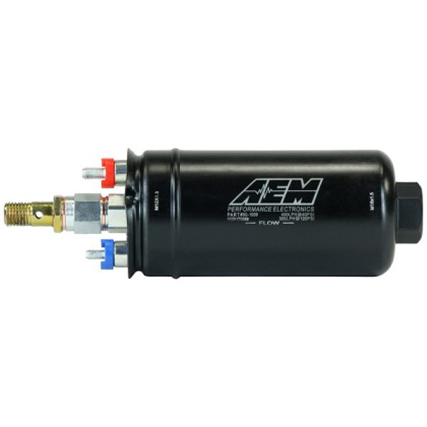 AEM 400LPH High Pressure Inline Fuel Pump - M18x1.5 Female Inlet to M12x1.5 Male Outlet aem50-1009 WO店の通販は