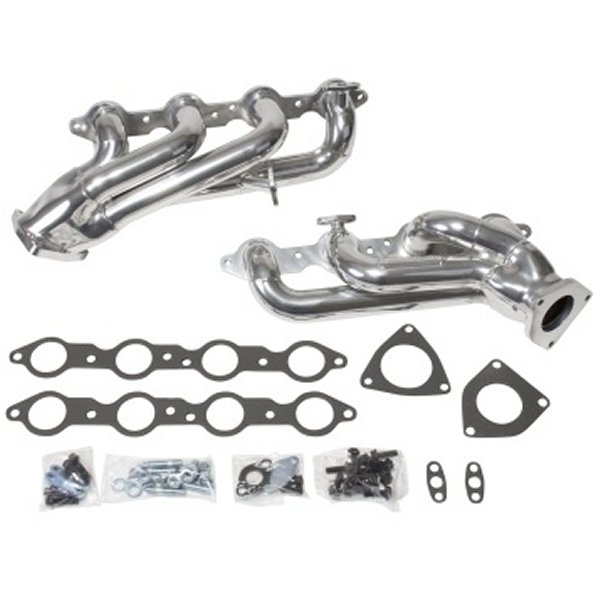 BBK 99年-04年 GM Truck SUV 4.8 5.3 Shorty Tuned Length エキゾースト Headers - 1-3/4 シルバー Ceramic BBK40050 WO店