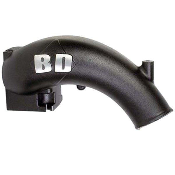 BD Diesel X-Flow Power インテーク Elbow (ブラック) - Dodge 98年-02年 5.9L 24-valve BDD1041550 WO店