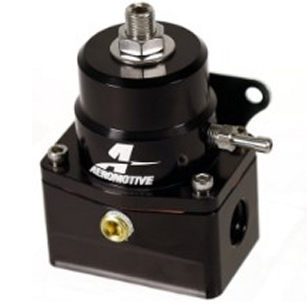 Aeromotive A1000-6 Injected Bypass アジャスタブル EFI レギュレーター (2) -6 Inlet/(1) -6 Return ブラック AER13131 WO店