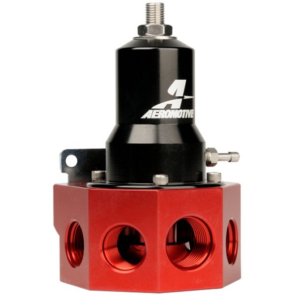 Aeromotive レギュレーター - 30-120 PSI - .500 Valve - 4x AN-08 and AN-10 inlets / AN-10 Bypass AER13133 WO店