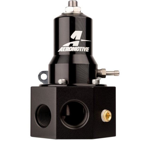 Aeromotive アジャスタブル Fuel Pressure レギュレーター 30-120PSI .313 Valve -3x -8 / 1x -10 Inlet -10 Return AER13145 WO店