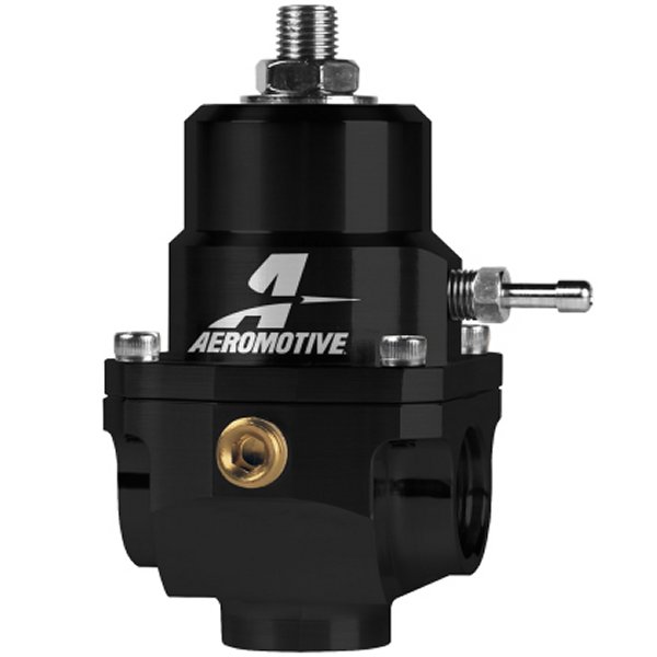 Aeromotive アジャスタブル レギュレーター - 35-75PSI - .188 Valve - (2) -08 Inlets/-08 Return AER13303 WO店