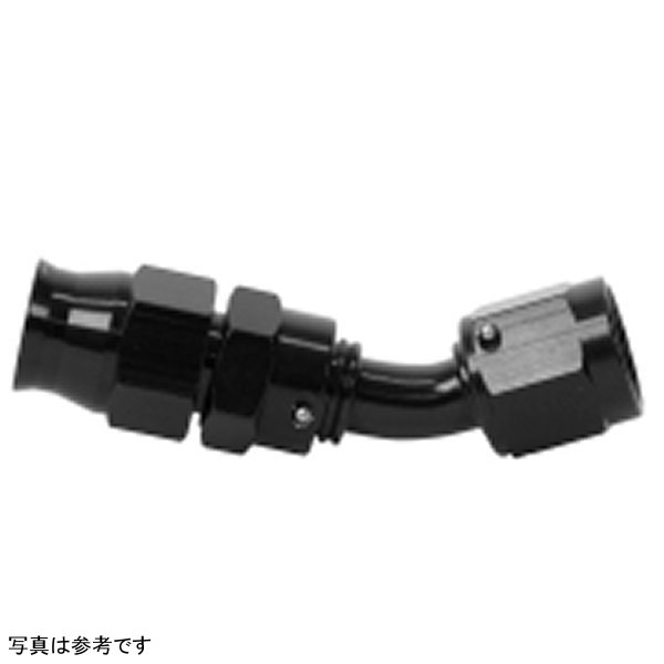Aeromotive PTFE Hose End - AN-06 - 45 Deg - Black Anodized aer15351 WO店の通販は