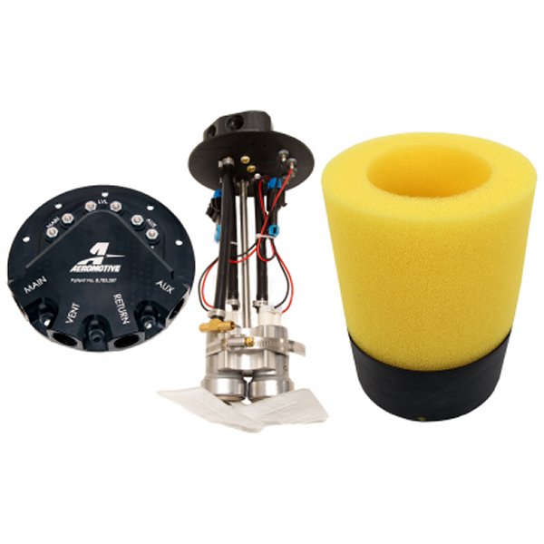 Aeromotive 05-18 シボレー Silverado 450 Dual Drop-In Phantom System AER18359 WO店