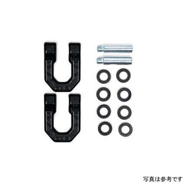 DV8 Offroad Elite Series D-Ring Shackles - 2個 (ブラック) DVEUNSK-01BL WO店