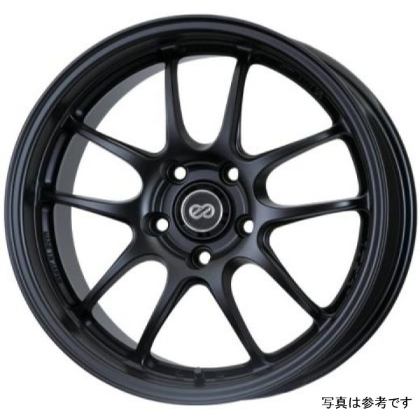 Enkei PF01SS 17x9 5x114.3 60mm オフセット 75mm Bore Diameter Matte ブラック ホイール ENK460-790-6560BK WO店
