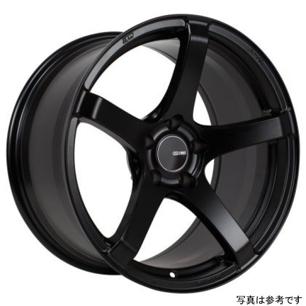 Enkei Kojin 17x9 35mm オフセット 5x114.3 ボルト Pattern 72.6mm Bore Dia Matte ブラック ホイール ENK476-790-6535BK WO店
