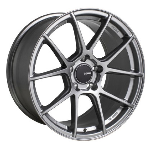 あつ Enkei TS-V 18x9.5 5x120 40mm Offset 72.6mm Bore Storm Grey