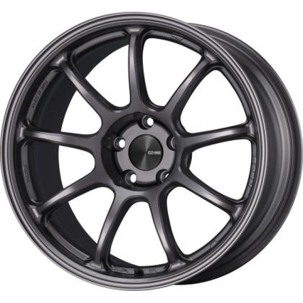 Enkei PF09 18x9.5 5x114.3 40mm オフセット 75mm Bore Dark シルバー ホイール ENK540-895-6540DS WO店