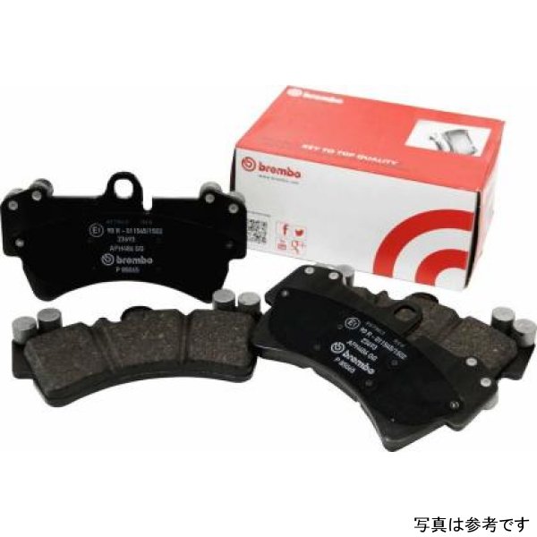 Brembo 15-16 Porsche 911/10-20 Panamera Rear Premium NAO Ceramic OE Equivalent Pad breP65020N WO店の通販は