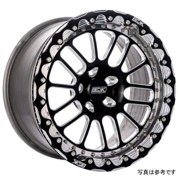 Belak 15x11 GTR Rear Wheel (OEM Small Brake Kit Req) / 5x114.3 BP / Series 2 Wheel- Single Beadlock blk15115114S2GTR-SBL WO店の通販は