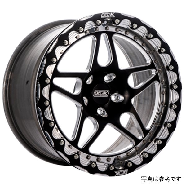 Belak 17x9.5 / 6.25in BS / 6x135mm BP / High Pad /シリーズ 3 - Single Beadlock Wheel BLK17096135S36BS-SBL WO店