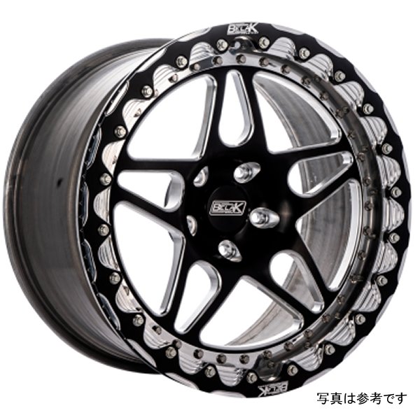 Belak 17x10.5 / 8.25in BS / 6x135mm BP / Low Pad /シリーズ 3 - Single Beadlock Wheel BLK17106135S38BS-SBL WO店