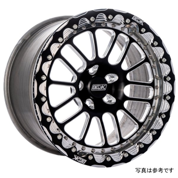 Belak 17x11 / 7.25in BS / 5x112 BP / Low Pad / Series 2 Wheel - Single Beadlock blk17115112S27BS-SBL WO店の通販は