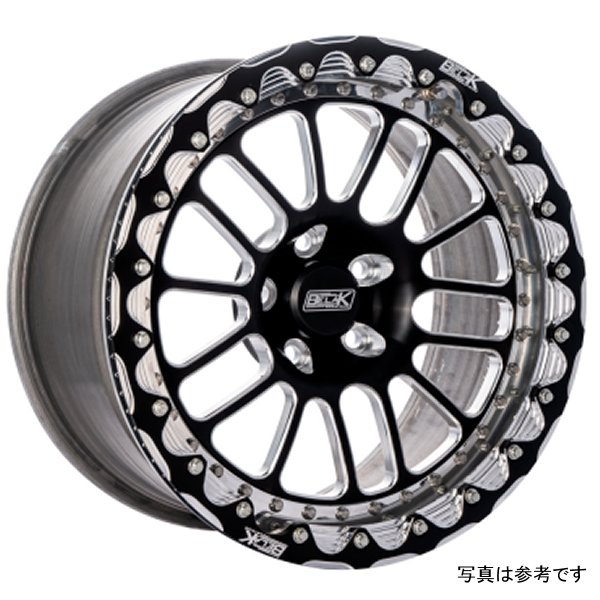 Belak 18x10 / 6.75in BS / 5x114.3 BP / High Pad / Series 2 Wheel - Single Beadlock blk18105114S26BS-SBL WO店の通販は
