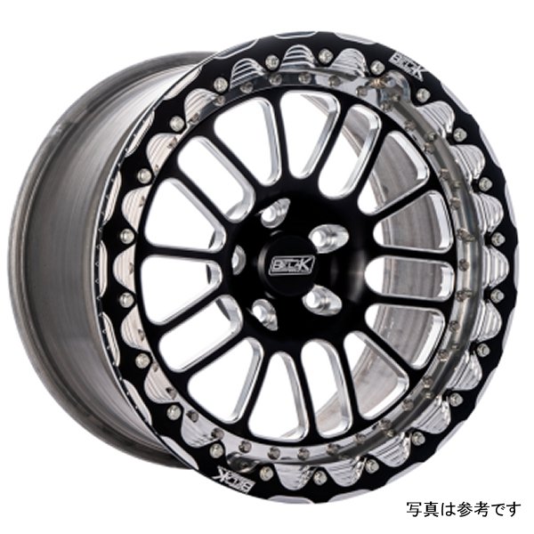 Belak 18x12 / 8.75in BS / 5x4.75BP / High Pad /シリーズ 2 Wheel - Single Beadlock BLK18125475S28BS-SBL WO店