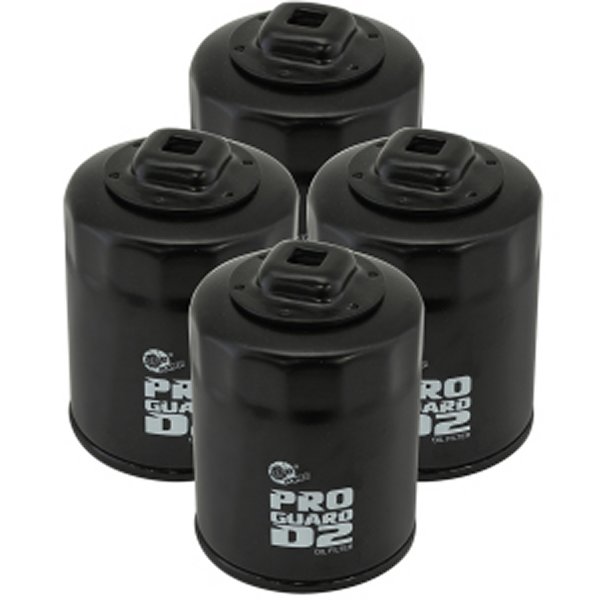aFe Pro GUARD D2 オイルフィルター 99-14 ニッサン Trucks / 01-15 ホンダ Cars (4 Pack) AFE44-LF016-MB WO店