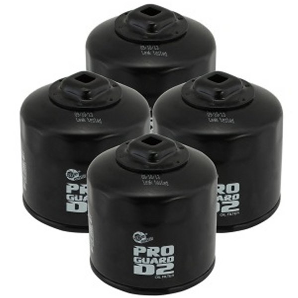 aFe Pro GUARD D2 オイルフィルター 13-17 Scion FR-S / スバル BRZ H4-2.0L (4 Pack) AFE44-LF018-MB WO店