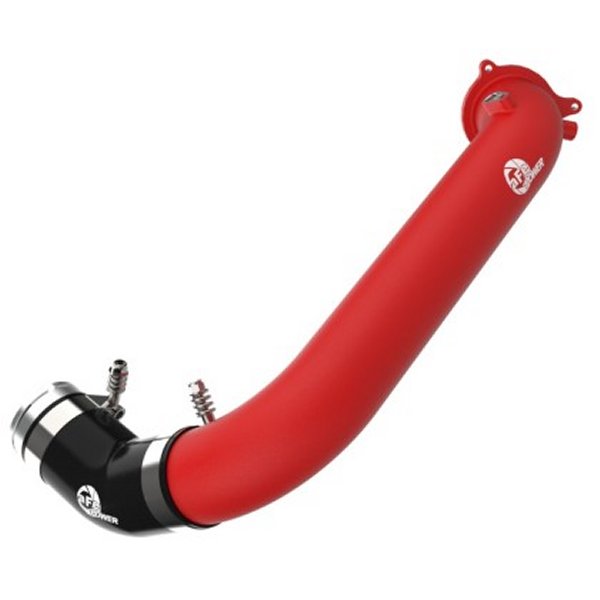 aFe BladeRunner Red 2-3/4in Aluminum Charge Pipe 2021 トヨタ Supra GR (A90) I4-2.0L (t) B48 AFE46-20488-R WO店