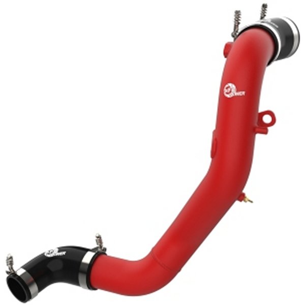 aFe Kia Stinger 18-22 V6-3.3L (tt) BladeRunner Cold Charge Pipe レッド AFE46-20509-R WO店