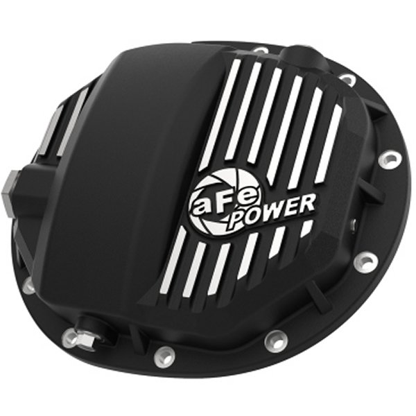 aFe Power Proシリーズ AAM 9.5/9.76 リアデフ Cover ブラック w/Mach Fins 14-19 GM Silverado/Sierra 1500 AFE46-71120B WO店