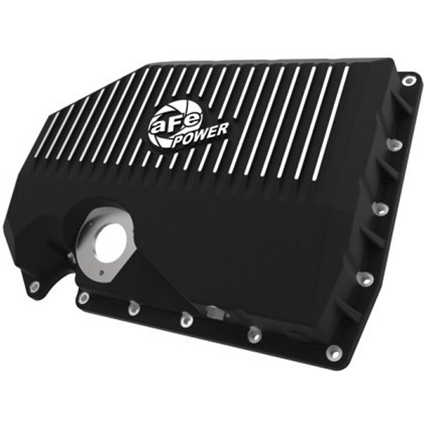 aFe 05-19 VW 1.8L/2.0L w/ Oil Sensor エンジンオイル Pan ブラック POWER Streetシリーズ w/ Machined Fins AFE46-71210B WO店