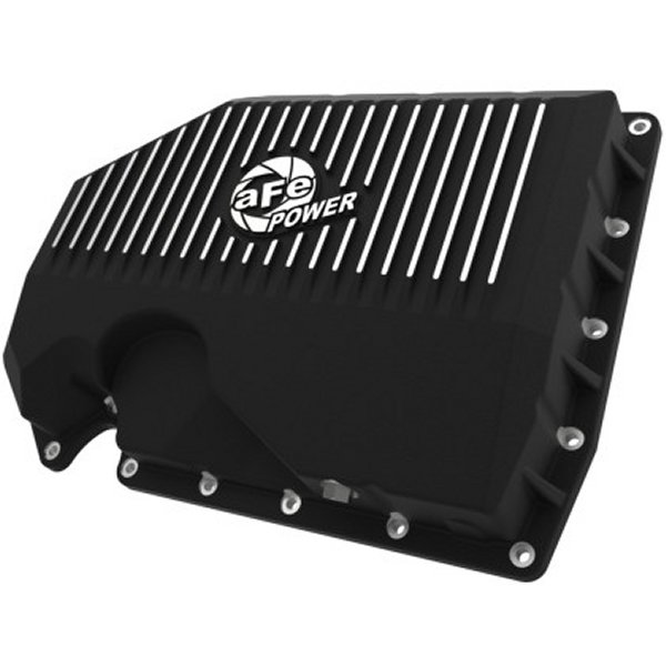 aFe 05-19 VW 1.8L/2.0L w/o Oil Sensor エンジンオイル Pan ブラック POWER Streetシリーズ w/ Machined Fins AFE46-71240B WO店