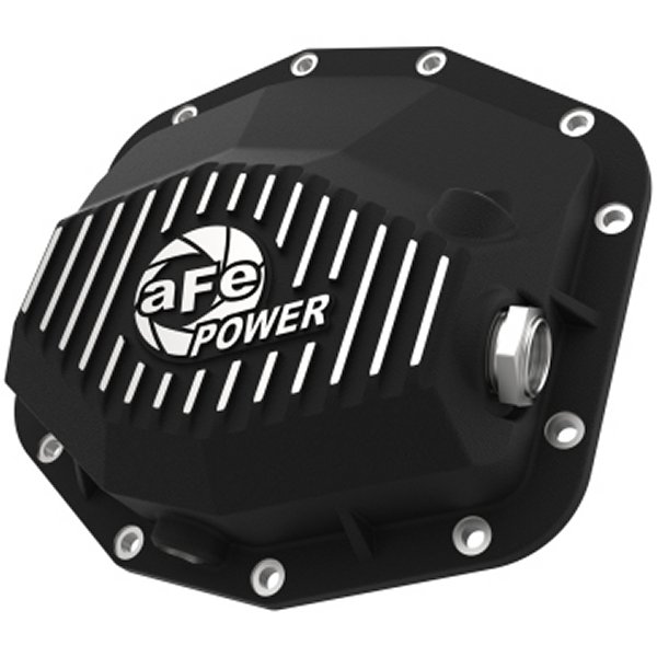 aFe POWER 21年-22年 Ram 1500 TRX Hemi V8 6.2L (sc) PROシリーズ リアデファレンシャル Cover ブラック w/ Machined AFE46-71280B WO店
