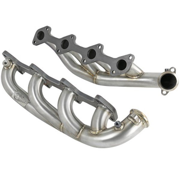 aFe Twisted Steel 1.75-2in 304 SS Headers 03-07 フォード Diesel Trucks V8-6.0L (td) AFE48-33022 WO店