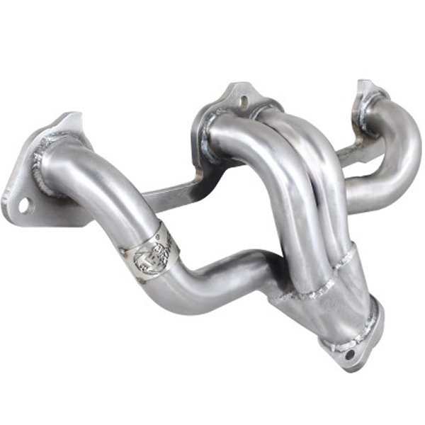 aFe Power Twisted Steel Exhaust Headers 409 ステンレススチール 83-02 Jeep ラングラー (YJ) L4 2.5L afe48-46206 WO店