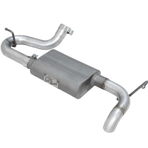 aFe Scorpion Exhaust System Axle Back Aluminized Hi-Tuck 07年-17年 Jeep ラングラー JK V6 3.6/3.8L AFE49-08046 WO店