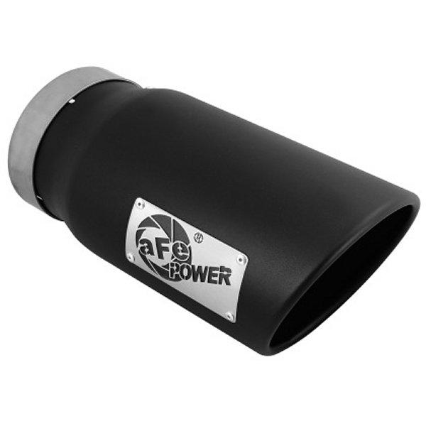 aFe Diesel Exhaust Tip Bolt On ブラック 5in Inlet x 6in Outlet x 12in Long AFE49T50601-B12 WO店