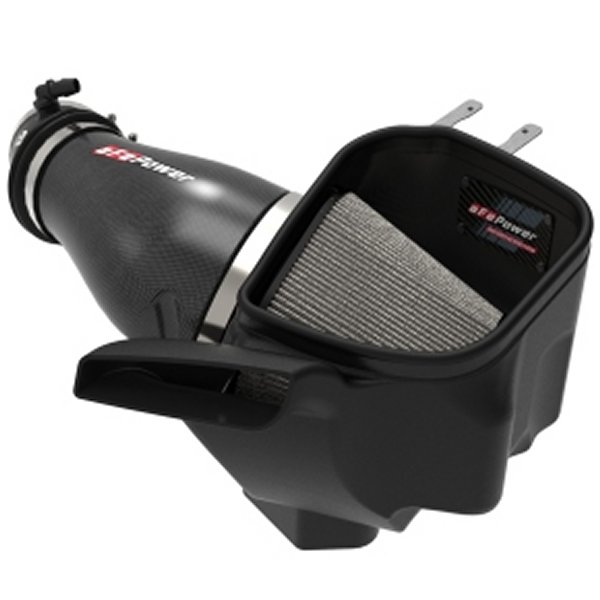 aFe Trackシリーズ カーボンファイバー Pro Dry S AIS - 19-20 Jeep Grand Cherokee Trackhawk 6.2L AFE57-10009D WO店