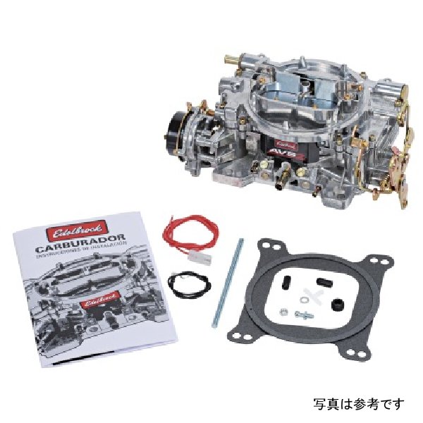 Edelbrock AVS2 500 CFM Carburetor w/Electric Choke Satin フィニッシュ (Non-EGR) EDE1901 WO店