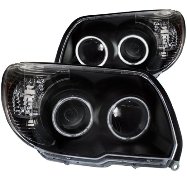 ANZO 2006-2009 トヨタ 4Runner プロジェクターヘッドライト w/ Halo Black ANZ111320 WO店