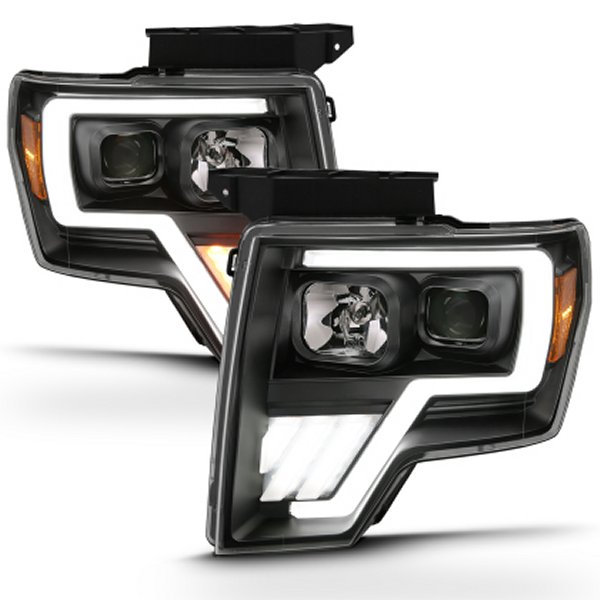 ANZO 2009-2013 フォード F-150 プロジェクターLight Bar G4 Switchback H.L.Black Amber anz111469 WO店 127,065円